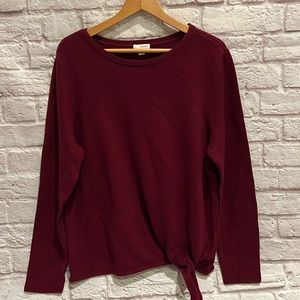 J.Jill women’s maroon sweater